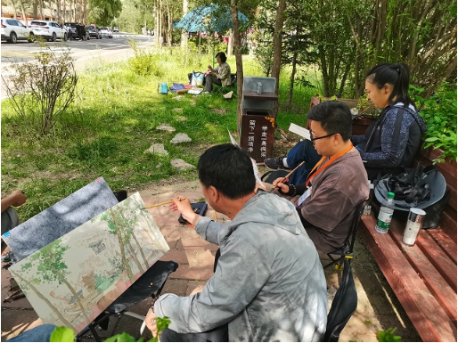 “跟着艺术游甘肃·穿越河西”全国美术家张掖采风写生活动启动仪式在张掖举办2
